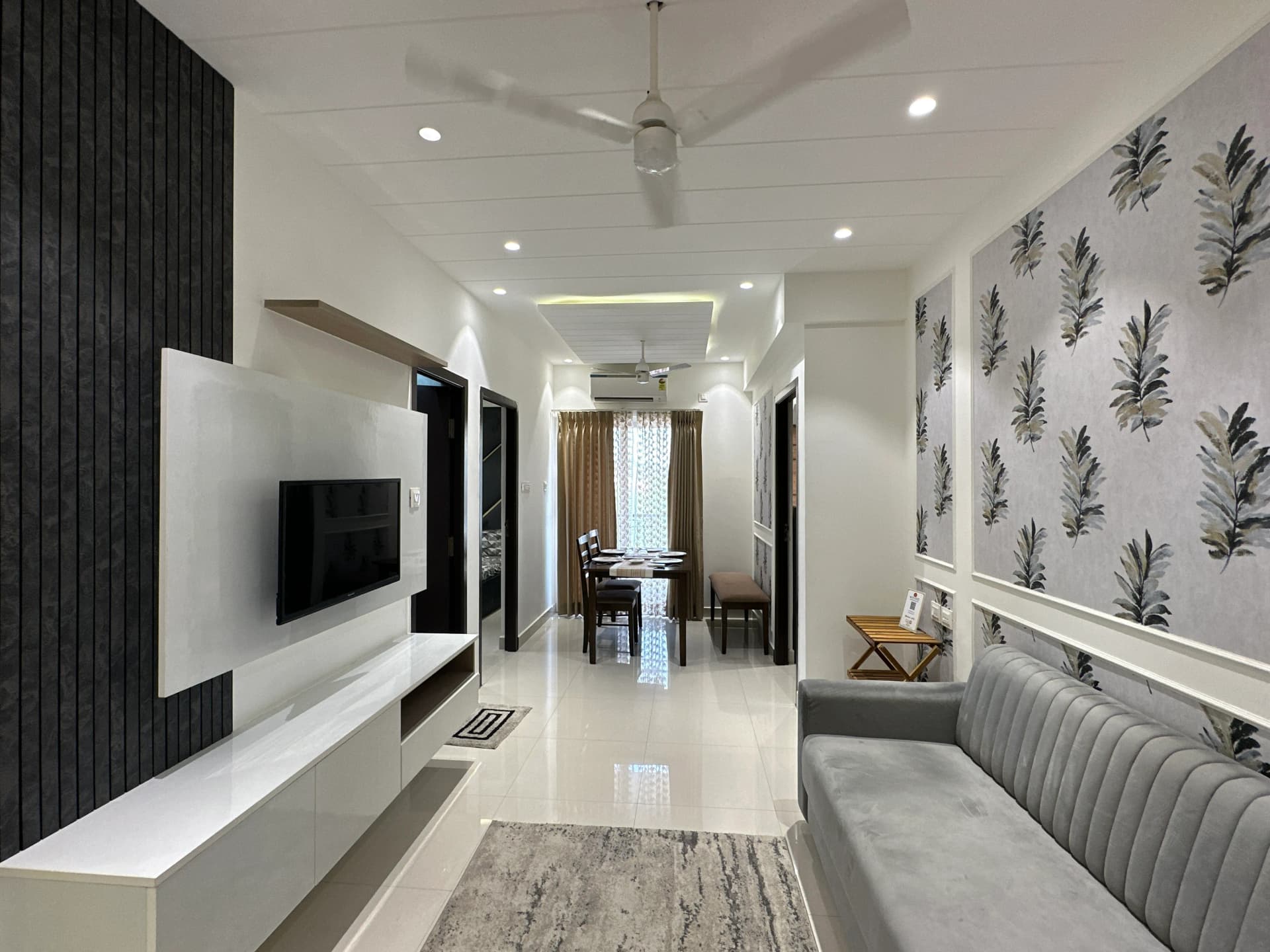 Living & TV Units project completed by Home Admire