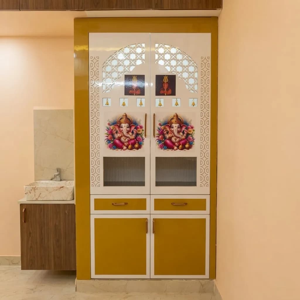 Pooja Units planning detail by Home Admire